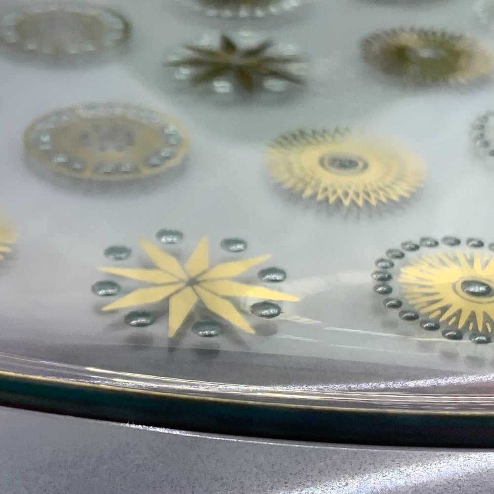 -Spectacular MCM Dorothy Thorpe Glama Atomic Starburst Platter -MCM Space Luxe - Picture 13 of 15